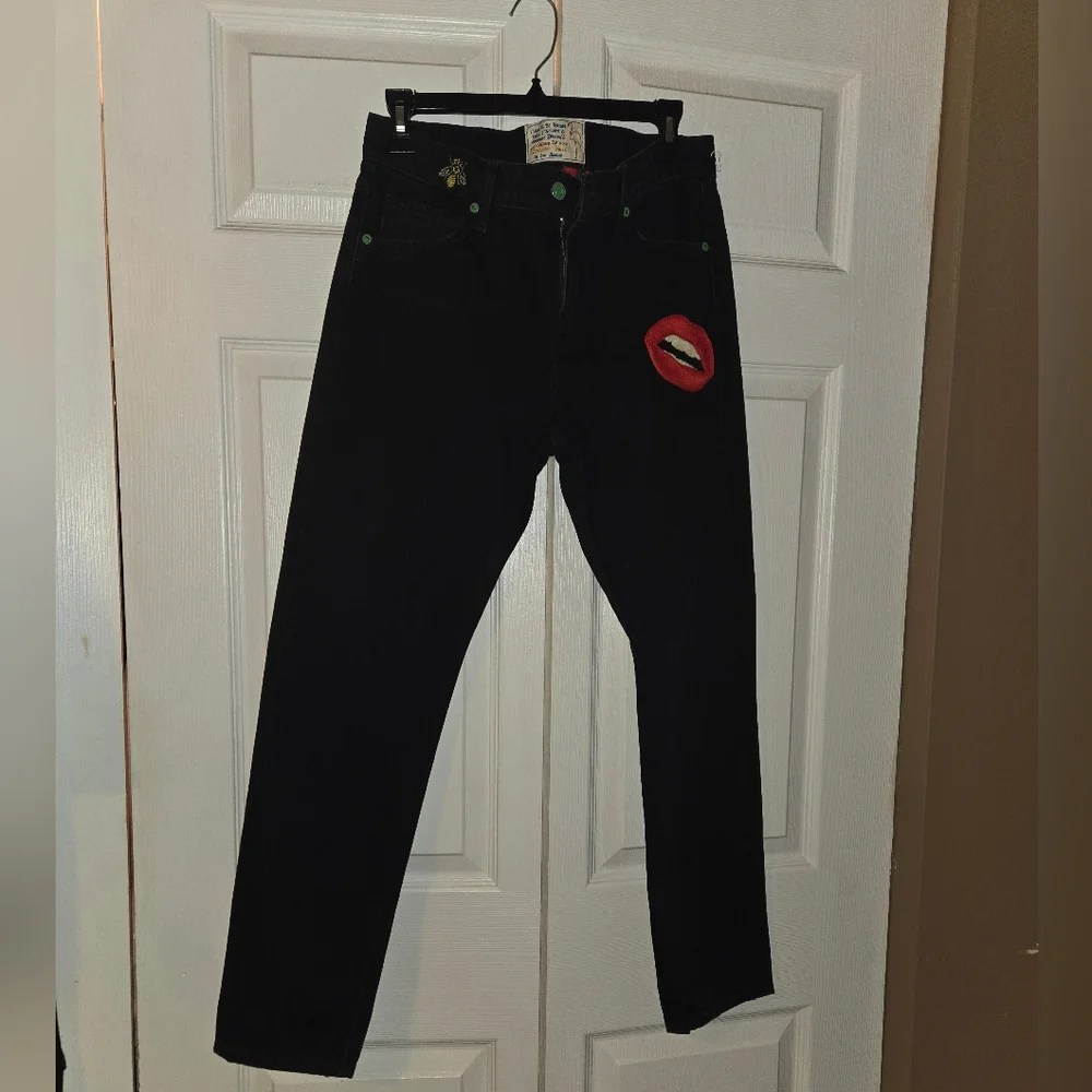 Free People X Sandrine Rose Black Trouble Maker Jeans - Picture 5 of 7